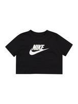 Nike Sportswear Marškinėliai 'Futura' juoda / balta