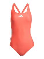ADIDAS PERFORMANCE Sportinis maudymosi kostiumėlis '3 STRIPES C-BACK' lašišų spalva / balta