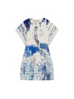 Desigual Suknelė 'M. C. Lacroix' mėlyna / vandens spalva / juoda / natūrali balta