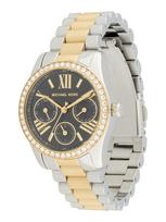 MICHAEL Michael Kors Analoginis (įprasto dizaino) laikrodis 'LEXINGTON LUX' auksas / sidabrinė