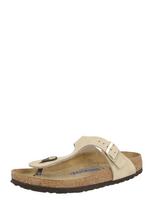 BIRKENSTOCK Šlepetės per pirštą 'Gizeh' smėlio