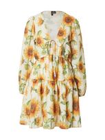 VERO MODA Vasarinė suknelė 'VMBIRDIE' geltona / žaliosios citrinos spalva / oranžinė / balkšva