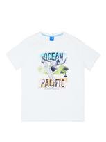 Ocean Pacific Marškinėliai 'Broulee' tamsiai mėlyna / geltona / oranžinė / balta