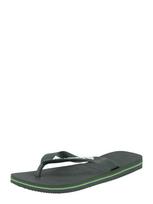 HAVAIANAS Šlepetės per pirštą 'BRASIL' žalia / balta