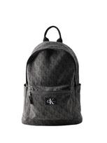 Calvin Klein Jeans Kuprinė 'Kids' Repeat Monogram' tamsiai pilka / juoda