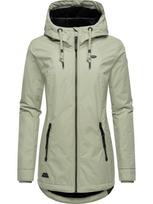 Ragwear Žieminė striukė 'Zuzka' pastelinė žalia / juoda