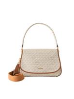 MICHAEL Michael Kors Rankinė kremo / karamelės / brokato spalva