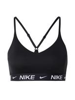 NIKE Sportinė liemenėlė 'Indy' juoda / balta