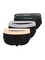 Calvin Klein Underwear Vyriškos kelnaitės pilka / tamsiai žalia / abrikosų spalva / juoda