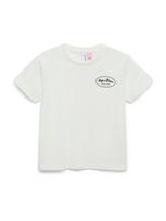 Vero Moda Girl Marškinėliai 'VMZANDRA CATY' geltona / šviesiai rožinė / juoda / balta