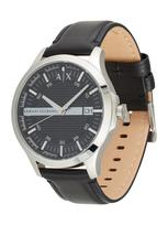 ARMANI EXCHANGE Analoginis (įprasto dizaino) laikrodis juoda / sidabrinė