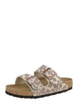 BIRKENSTOCK Šlepetės 'Arizona' smėlio spalva / alyvinė spalva