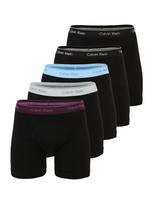 Calvin Klein Underwear Boxer trumpikės dangaus žydra / šviesiai pilka / baklažano spalva / juoda