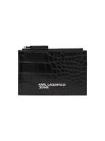 KARL LAGERFELD JEANS Dėklas ' METAL LOGO CROC ' juoda