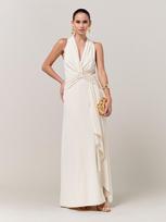 Sável Vakarinė suknelė 'HENNIE MAXI DRESS' balta