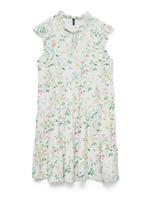 VERO MODA Suknelė 'VMAlba' žalia / pastelinė oranžinė / rožių spalva / balta