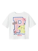 NAME IT Marškinėliai 'NKFJixa Pokemon' mėlyna / geltona / rožių spalva / balta