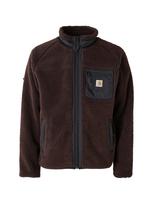 Carhartt WIP Flisinis džemperis 'Prentis' šokolado spalva
