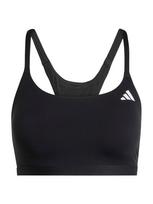 ADIDAS PERFORMANCE Sportinė liemenėlė 'Opt Ess' juoda / balta
