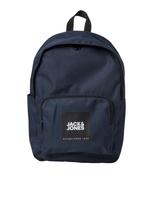 JACK & JONES Kuprinė 'Back to School' tamsiai mėlyna / juoda / balta