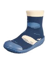PLAYSHOES Sandalai / maudymosi batai tamsiai mėlyna jūros spalva / šviesiai mėlyna / vilnos balta