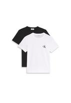 Calvin Klein Jeans Marškinėliai glaisto spalva / juoda / balta