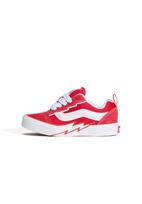 VANS Sportbačiai 'Knu Skool Bolt' ryškiai raudona / balta