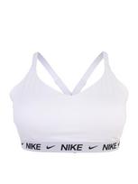 NIKE Sportinė liemenėlė 'INDY' juoda / balta