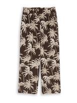 TOM TAILOR DENIM Kelnės kupranugario / ruda / balta