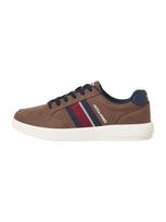 JACK & JONES Sportbačiai be auliuko 'JFWJOHNSON' tamsiai mėlyna / ruda / raudona / balta