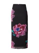 VERO MODA Sijonas 'VMASTI' mėlyna / rožių spalva / raudona / juoda