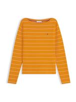 TOMMY HILFIGER Megztinis mandarinų spalva / balta