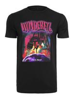 Mister Tee Marškinėliai 'Wonderful' neoninė geltona / neoninė violetinė / neoninė rožinė / juoda