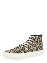 VANS Sportbačiai be auliuko 'AUTHENTIC HI 2.0' tamsiai ruda / kapučino spalva / juoda