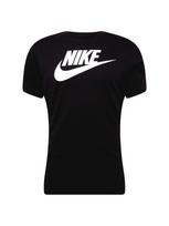 Nike Sportswear Marškinėliai 'Icon Futura' juoda / balta