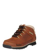 TIMBERLAND Auliniai batai su raišteliais kremo / karamelės / juoda