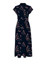 VERO MODA Suknelė nakties mėlyna / ruda / oranžinė