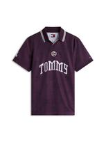 Tommy Jeans Marškinėliai 'Heritage' šviesiai mėlyna / baklažano spalva / gervuogių spalva / balta