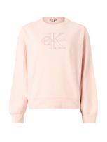 Calvin Klein Jeans Megztinis be užsegimo 'Textured Embroidery' persikų spalva / šviesiai oranžinė