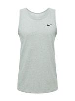 NIKE Sportiniai marškinėliai šviesiai pilka / juoda