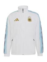 ADIDAS PERFORMANCE Sportinė striukė 'Argentinien Anthem' azuro spalva / šviesiai mėlyna / garstyčių spalva / balta