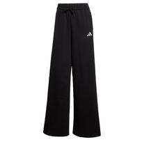 ADIDAS SPORTSWEAR Sportinės kelnės '3-Stripes Fleece Wide' juoda / balta