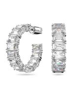 Swarovski Auskarai 'Matrix' sidabrinė