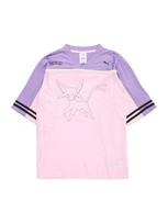 PUMA Marškinėliai ''Puma x Pokemon' slyvų spalva / tamsiai violetinė / juoda