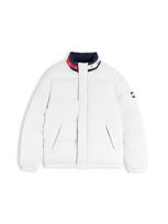 Tommy Jeans Demisezoninė striukė 'VAIL' tamsiai mėlyna / raudona / balta