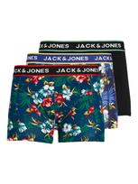 JACK & JONES Boxer trumpikės tamsiai mėlyna / ruda / juoda / balkšva