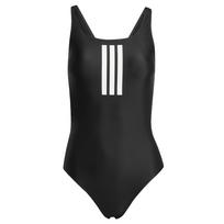 ADIDAS PERFORMANCE Sportinis maudymosi kostiumėlis '3-Stripes V-Back' juoda / balta