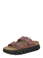 BIRKENSTOCK Šlepetės 'Arizona Chunky' vyšninė spalva