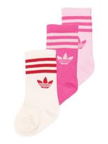 ADIDAS ORIGINALS Kojinės 'CREW SOCK 3P' šviesiai rožinė / tamsiai rožinė / raudona / natūrali balta