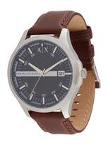 ARMANI EXCHANGE Analoginis (įprasto dizaino) laikrodis tamsiai mėlyna / ruda / sidabrinė